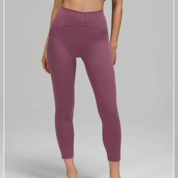 NWT Lululemon InStill High-Rise Tight 25" Vintage Plum - Picture 2 of 9